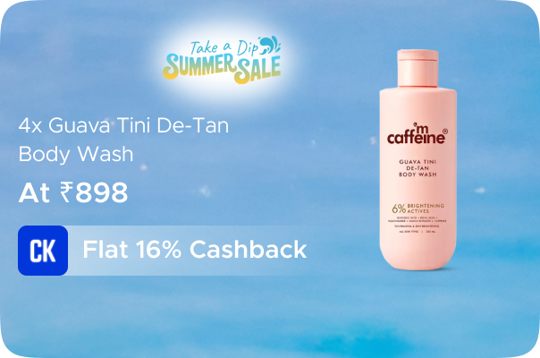 mCaffeine: Buy 4 X Guava Tini De-Tan Body Wash - 300